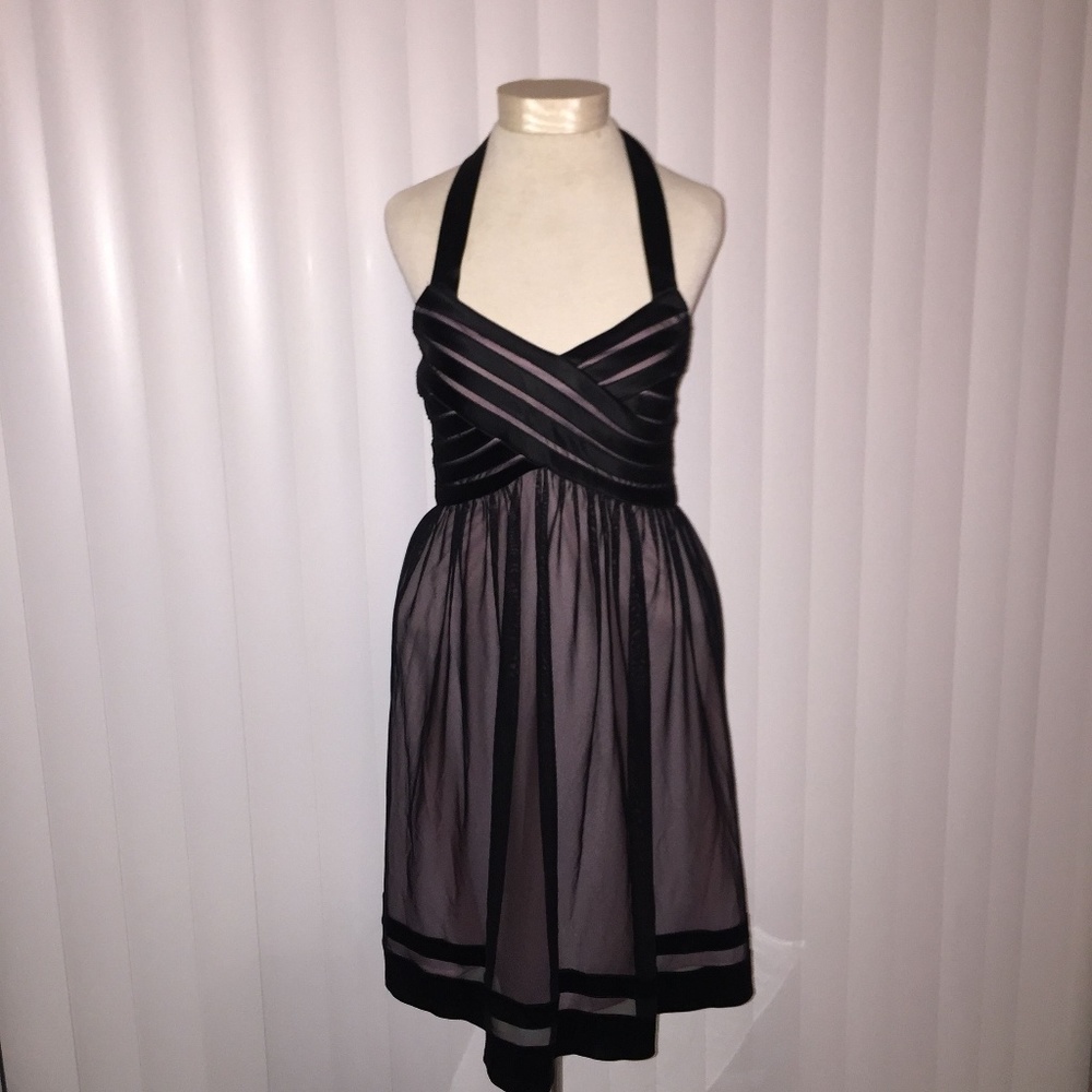 Decode 1.8 Women's Black Halter Mini Dress Size 10
